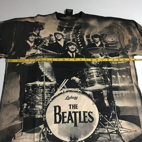 The Beatles On Stage All Over Print T-Shirt XL Giant Modern - Picture 4 of 5